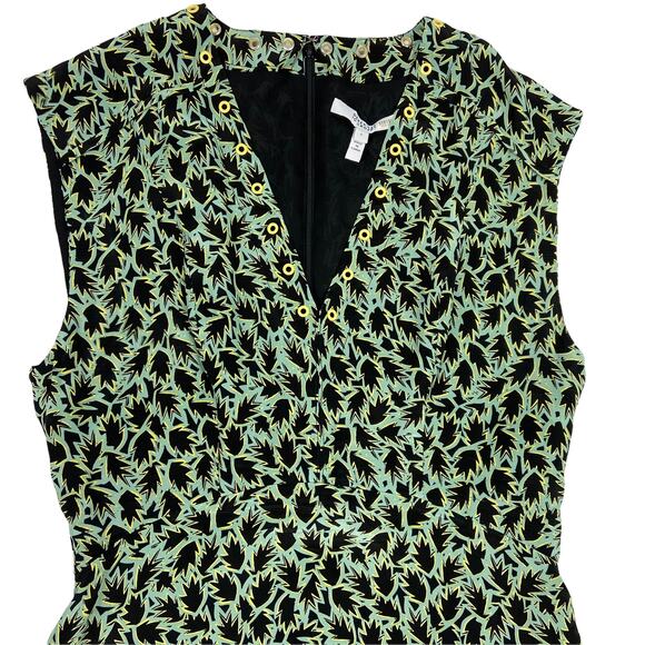 Derek Lamb 10 Crosby Green Black Dress size 6 - Picture 2 of 11